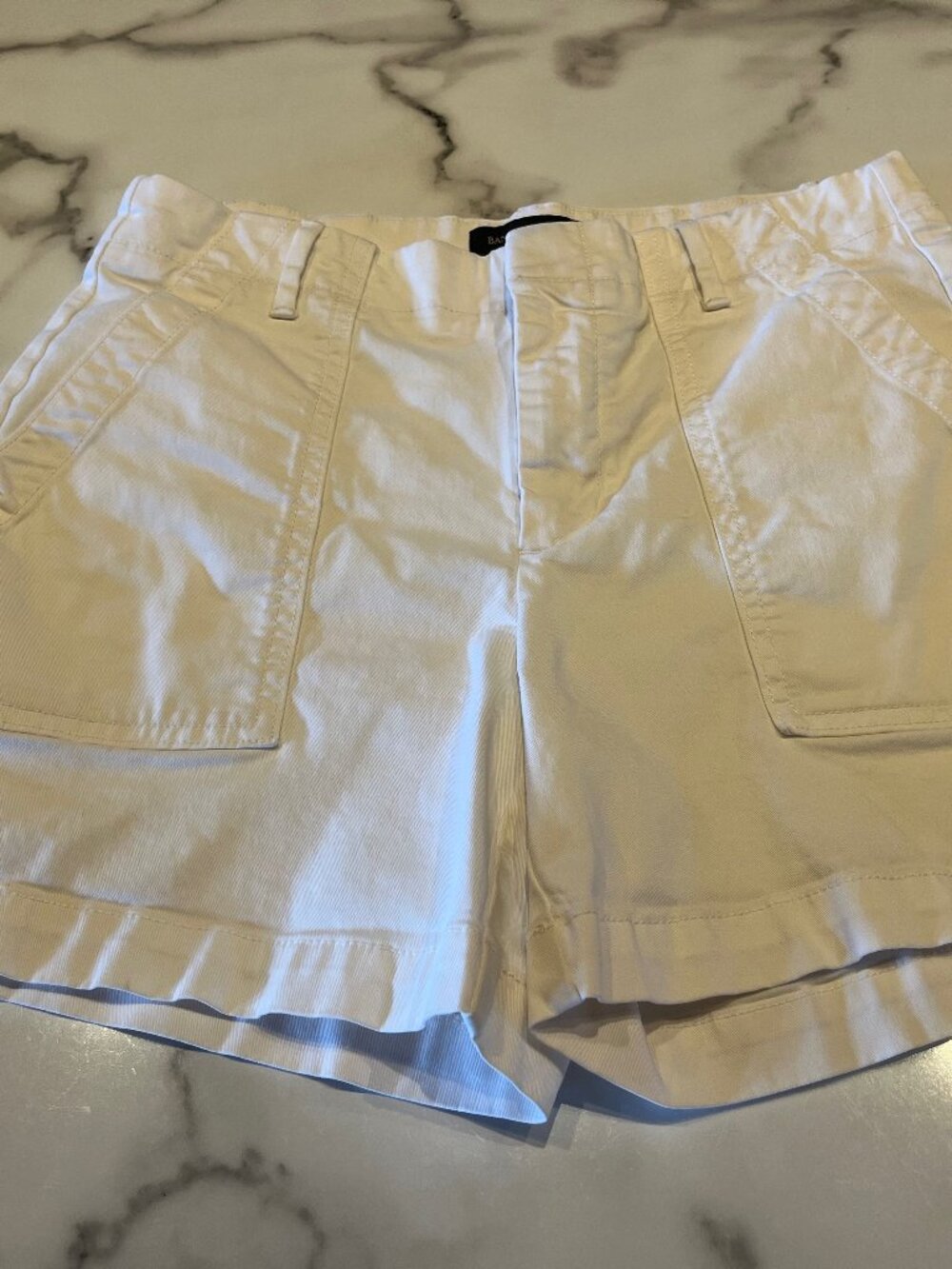 Banana Republic White Authentic Chino Utility Shorts Size 2